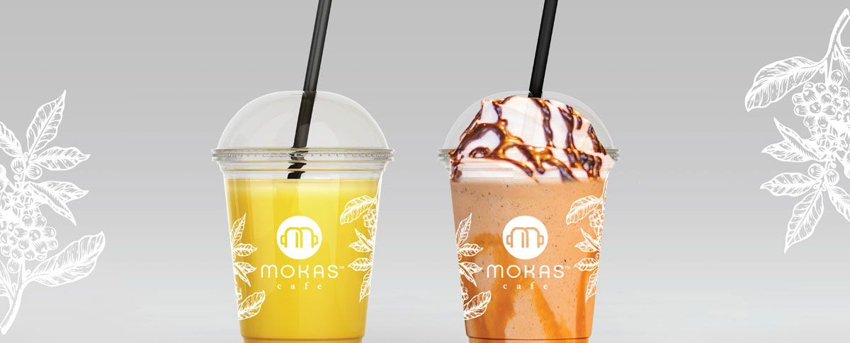 Mokas Cafe Cold Cup Design