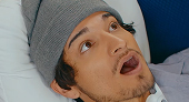 Man'S Face With Mouth Open In Surprise