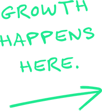 Growth Happens Here - Homepage Takeover