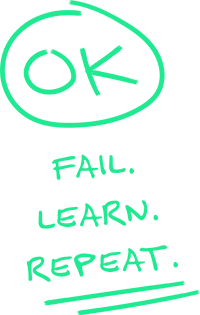 Learn Fail Repeat - Homepage Takeover